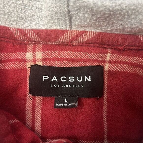Pacsun Hooded Flannel - Picture 3 of 4
